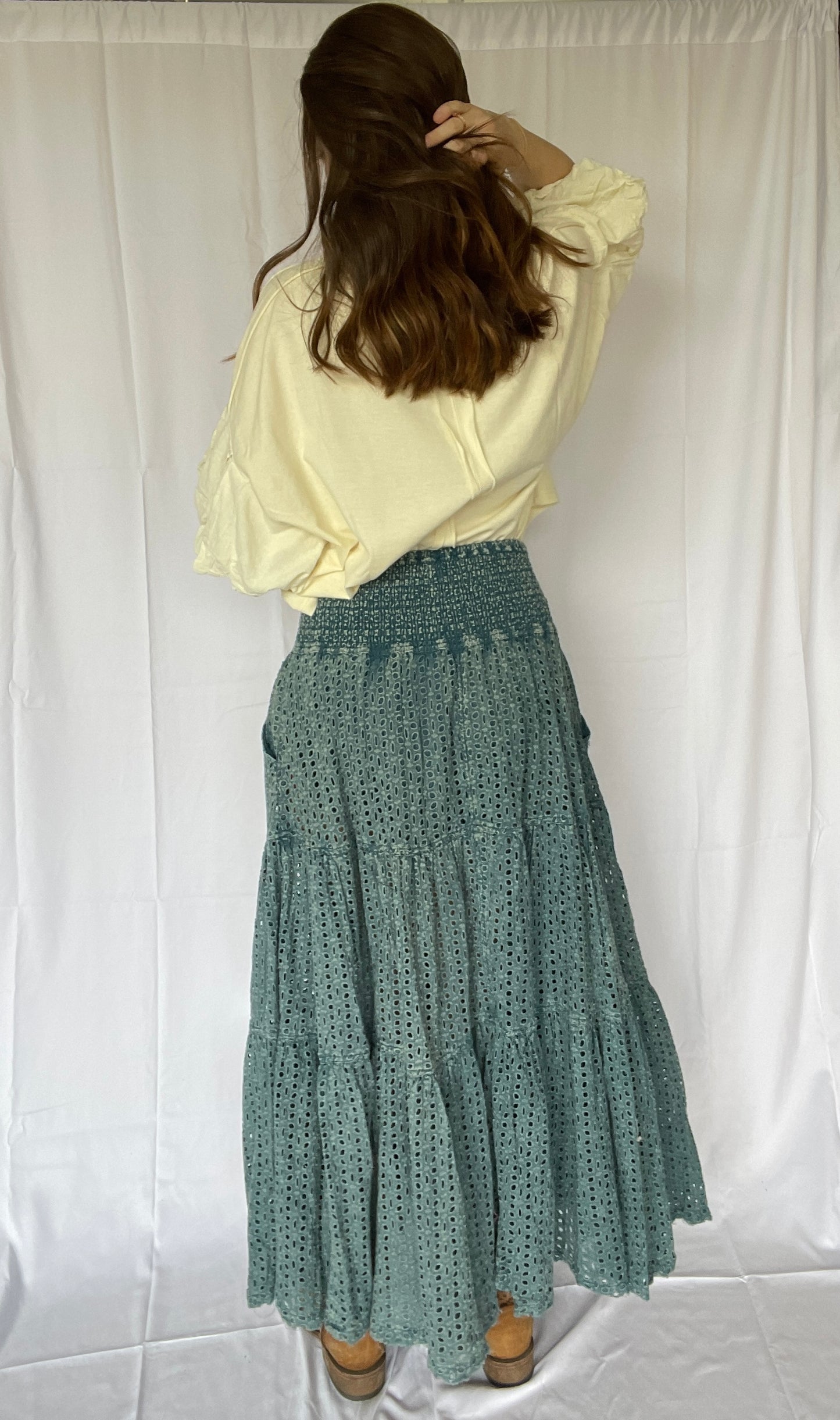 Western Lady Tiered Skirt