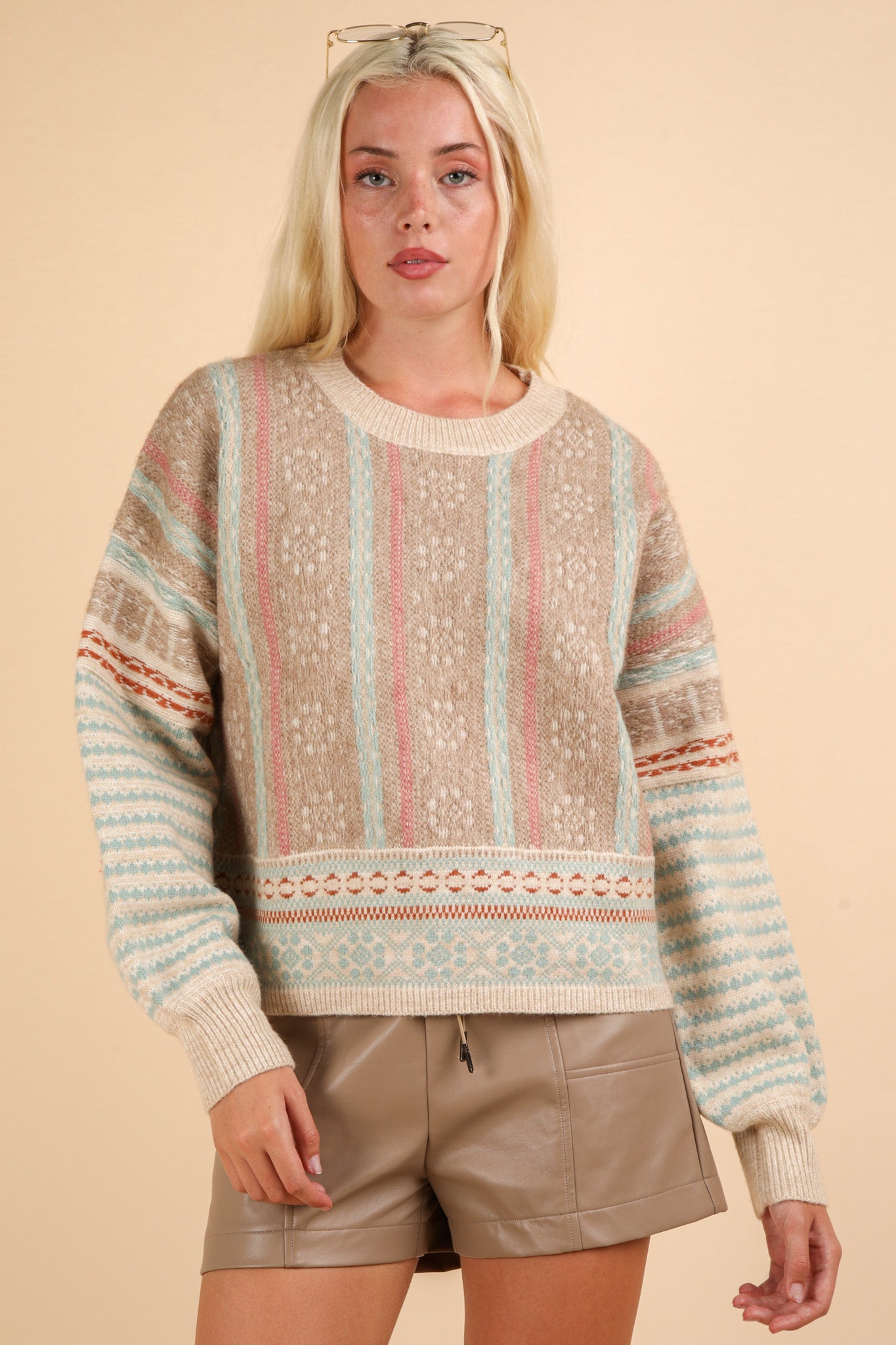 Cozy Canyon Aztec Sweater