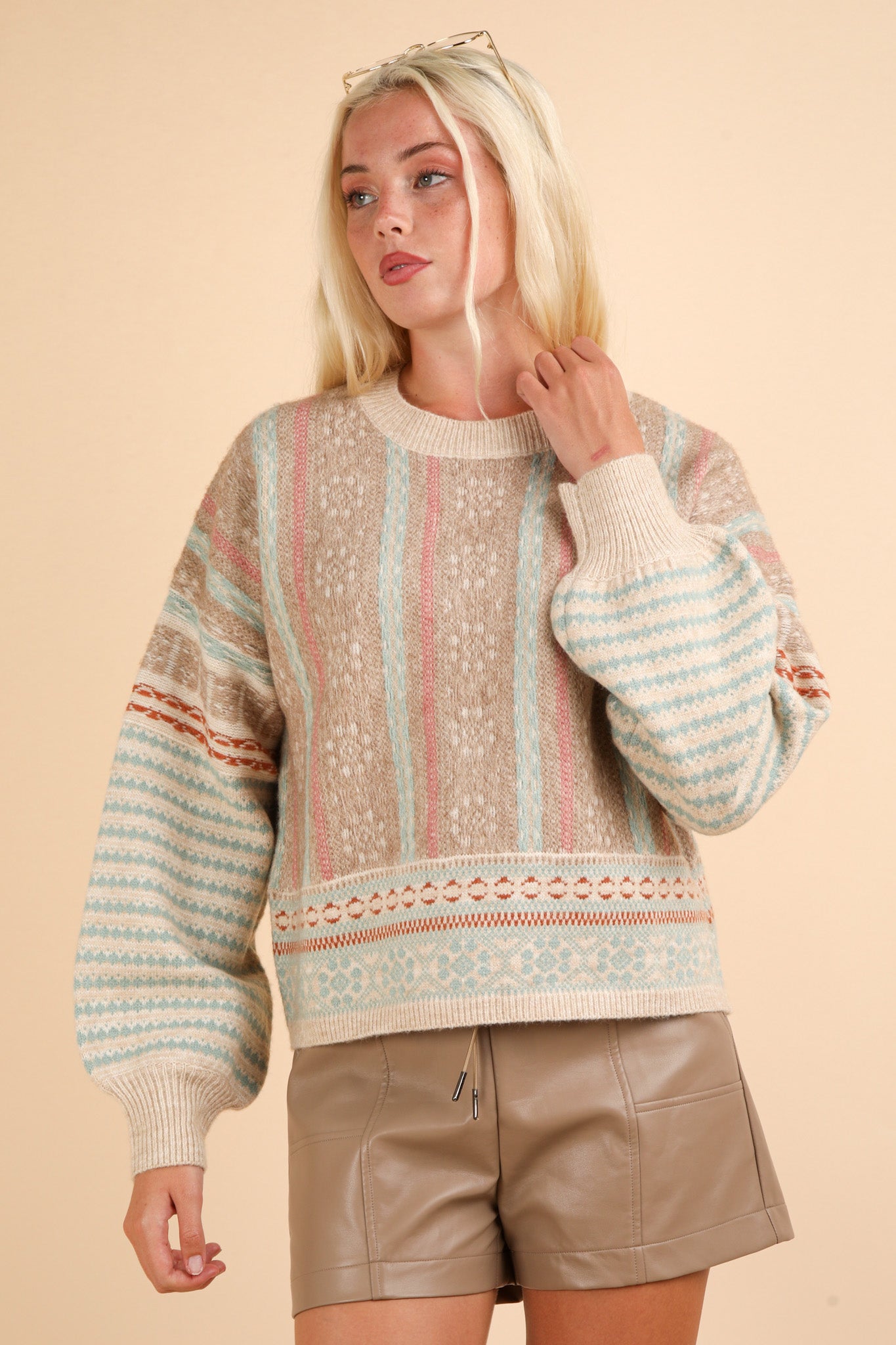 Cozy Canyon Aztec Sweater