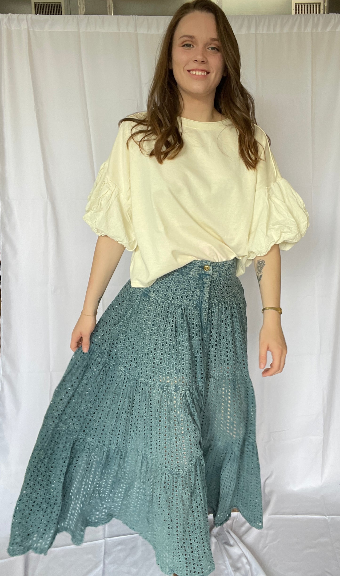 Western Lady Tiered Skirt