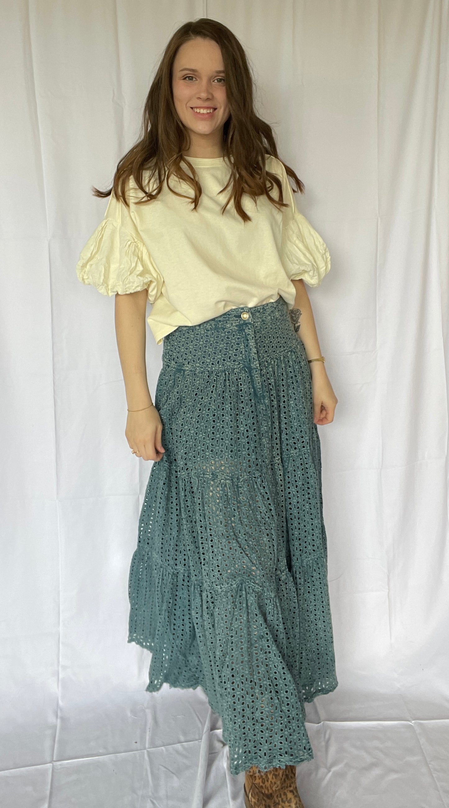 Western Lady Tiered Skirt