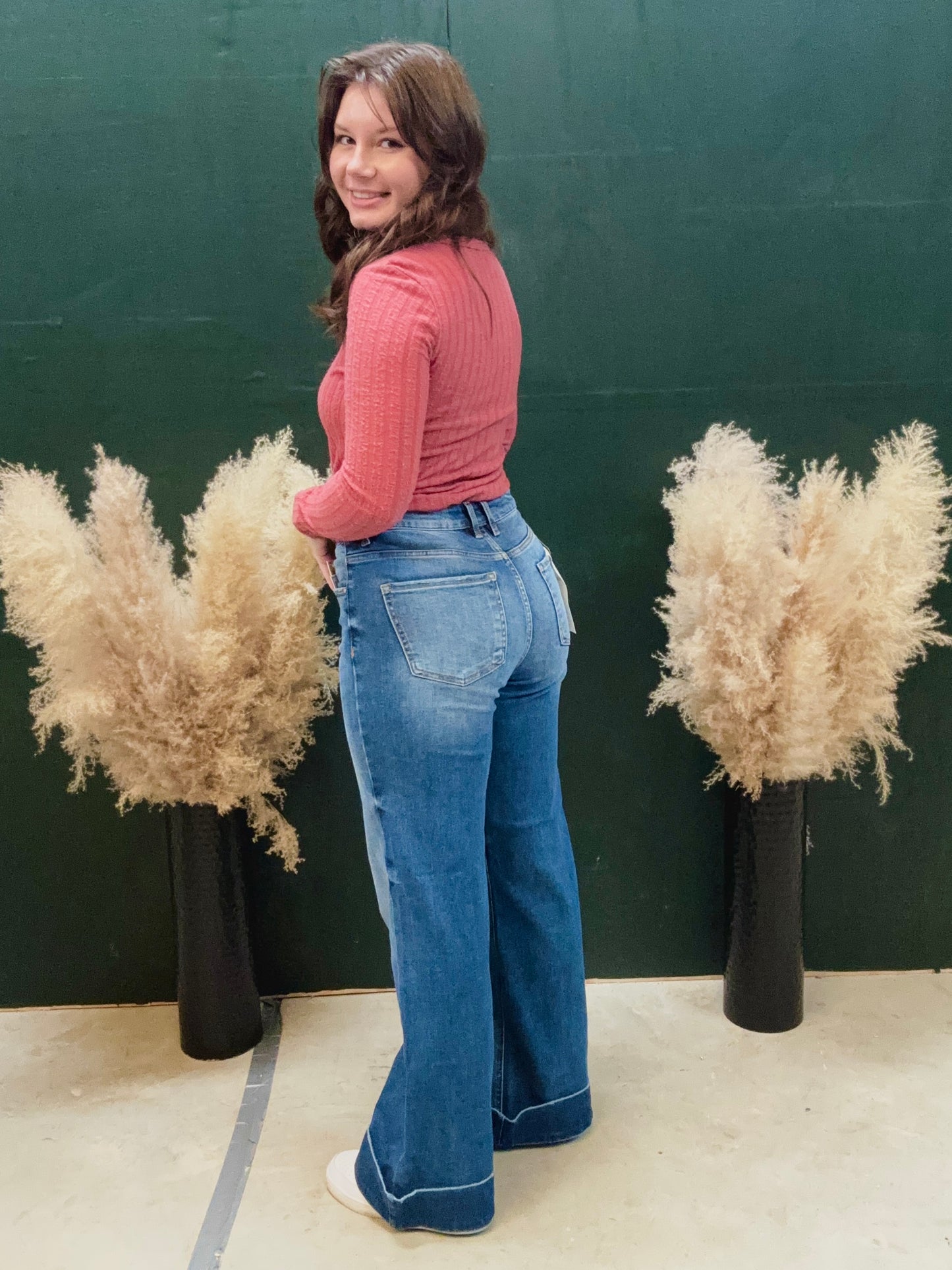 Midnight Sculpt Cuff Jeans
