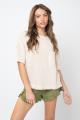 Waffle Knit Pocket top