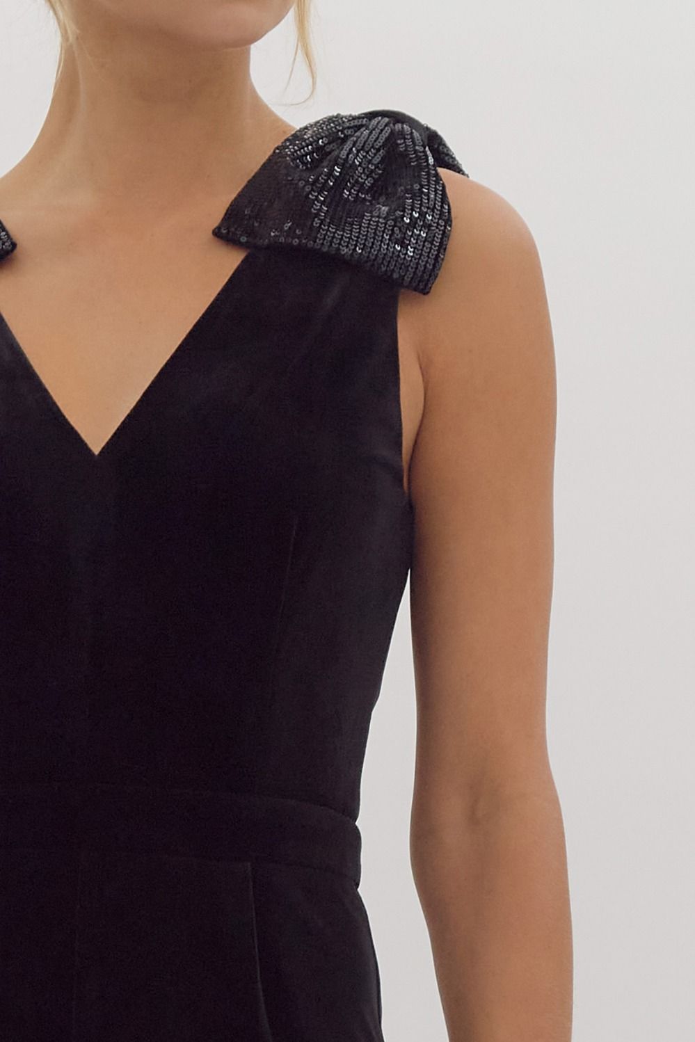 Midnight Glam Velvet Jumpsuit