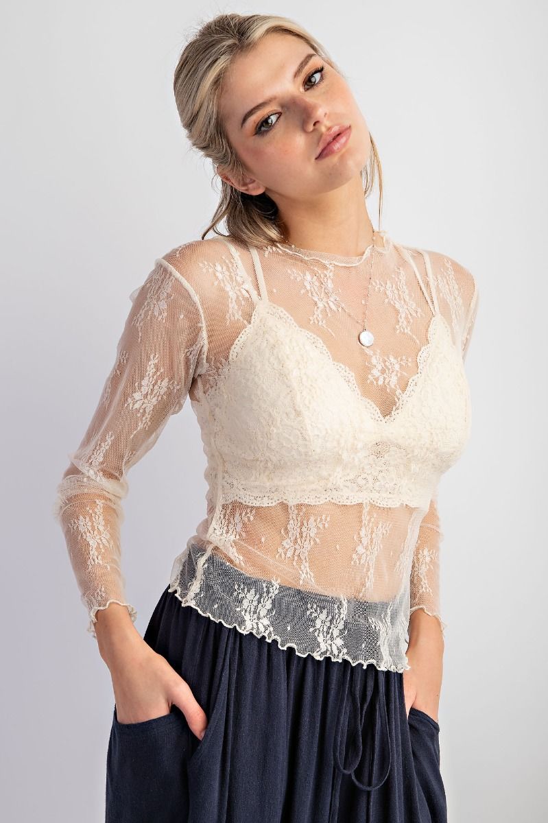 Sheerly Fun Layering Top