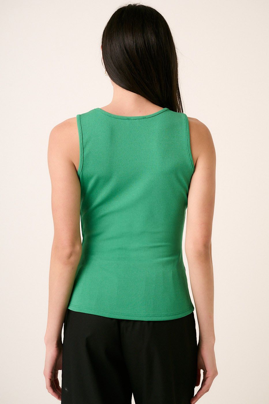 Slinky Knit Scoop Neck Top