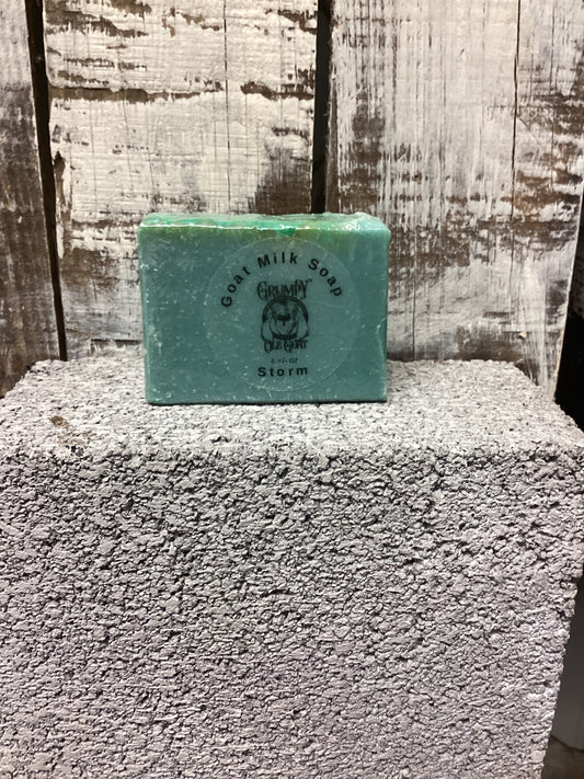 Grumpy Ole Goat- Goat Milk Soap- Storm