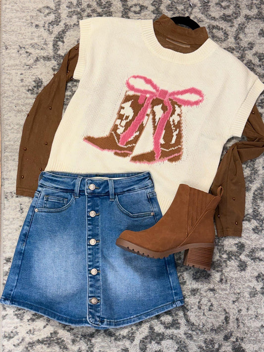 Kickin’ Cute Cowgirl Vest
