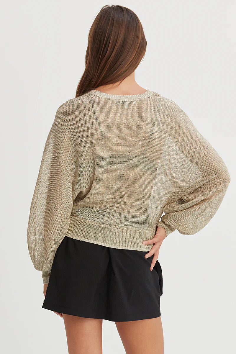 Golden Hour Sheer Sweater