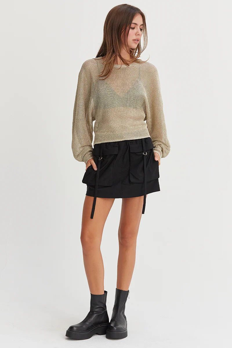 Golden Hour Sheer Sweater