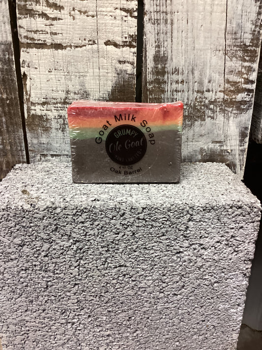 Grumpy Ole Goat- Goat Milk Soap- Oak Barrel