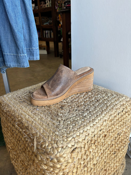 Cloud Fall Diba True Leather Wedges