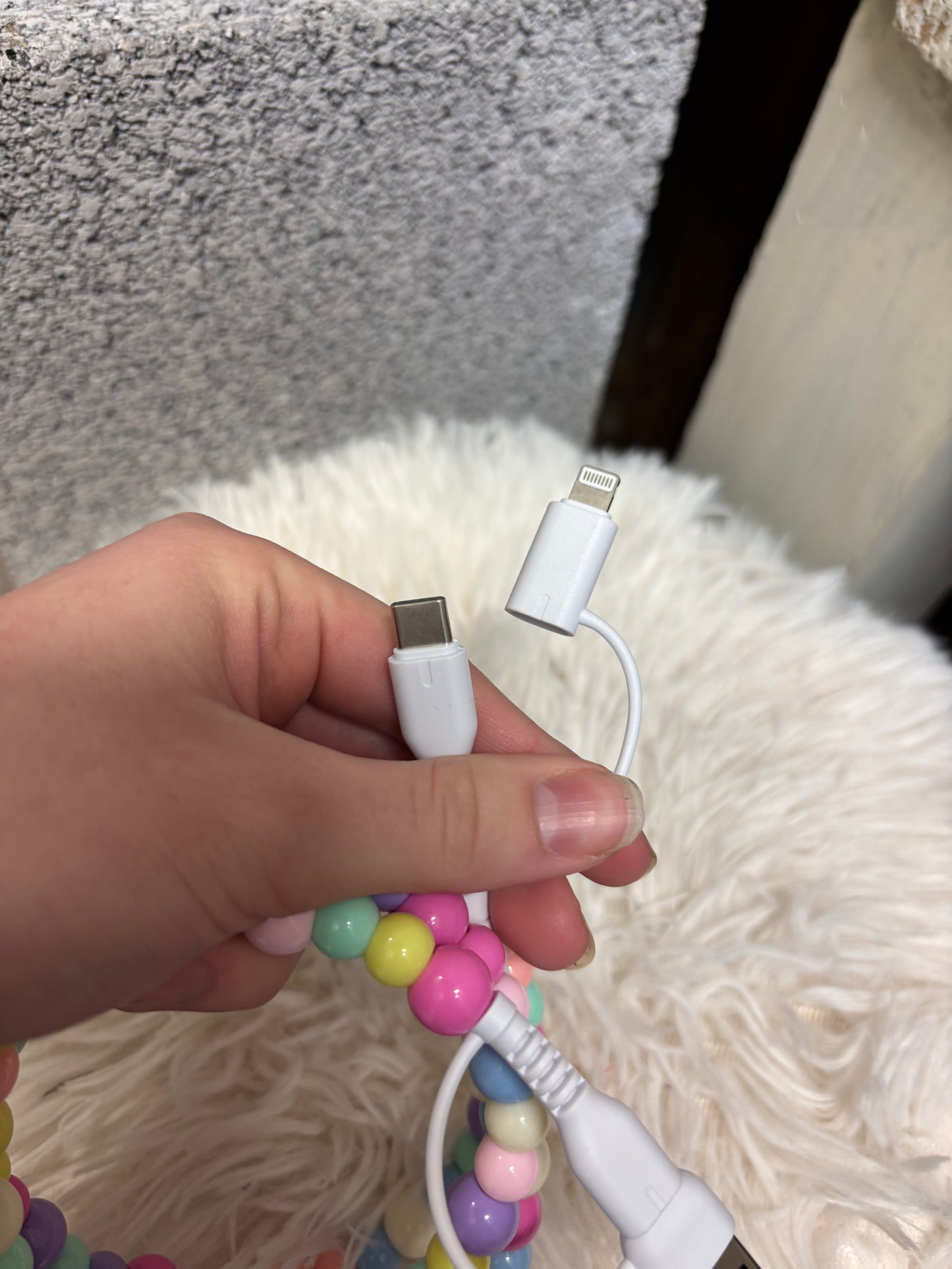 Beaded Phone Chargers