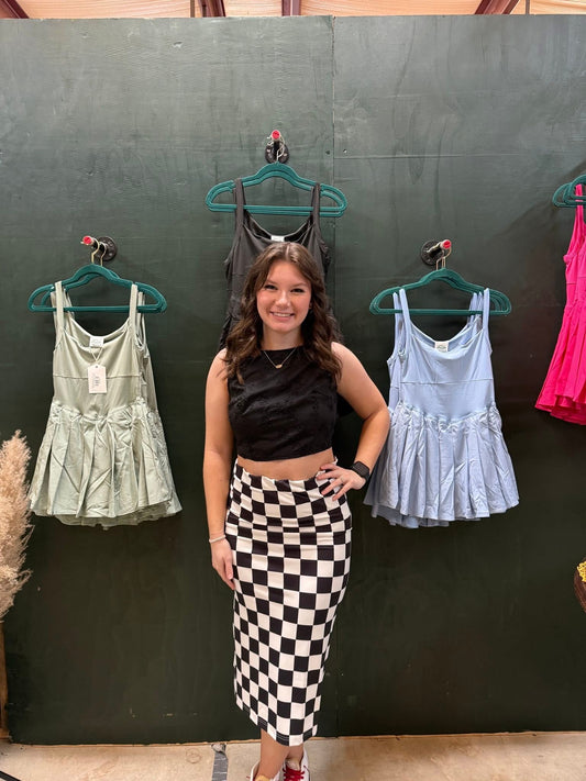 The Checkmate Skirt