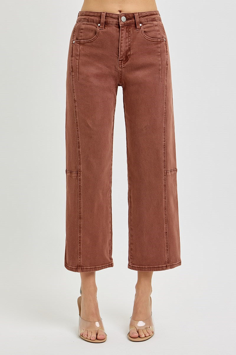 The Java Crop Risen Denim