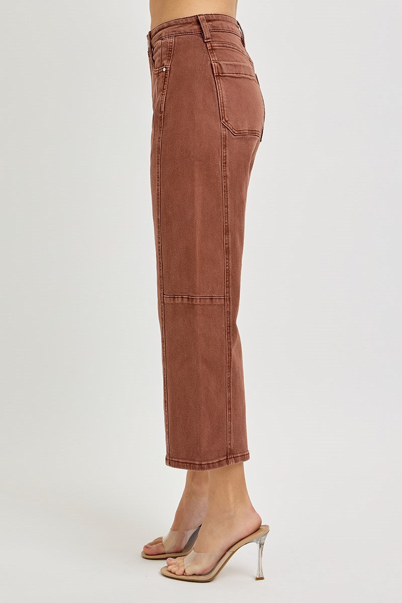 The Java Crop Risen Denim